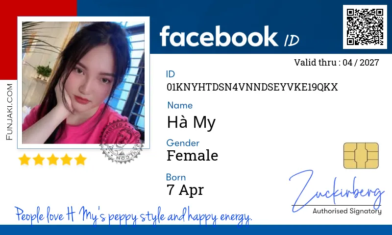 Facebook ID Card