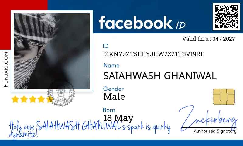Facebook ID Card