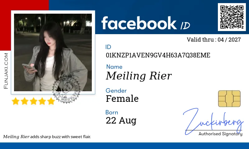 Facebook ID Card