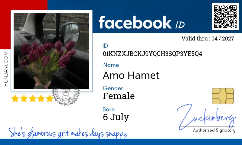 Facebook ID Card