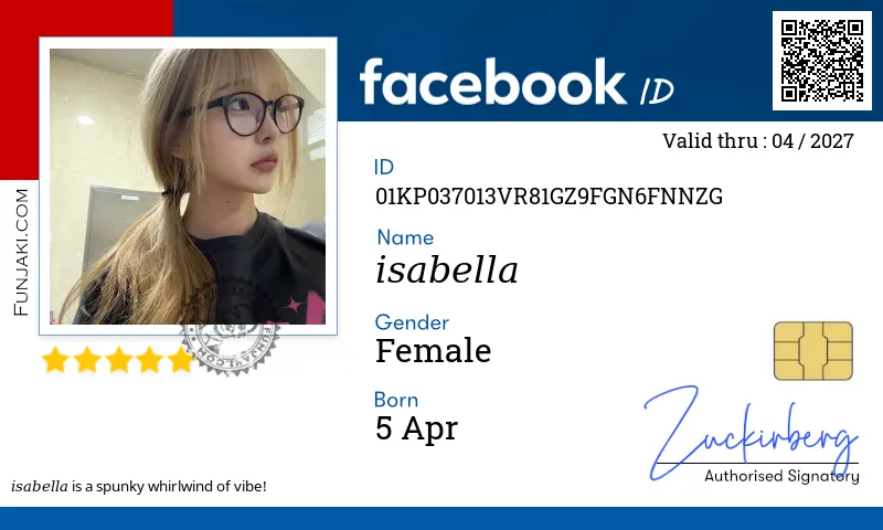 Facebook ID Card