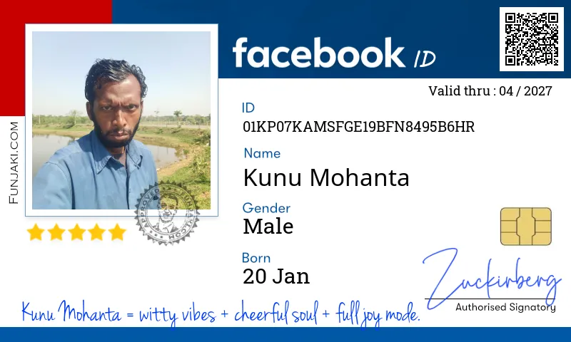 Facebook ID Card