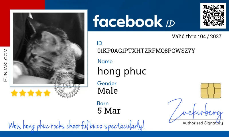 Facebook ID Card