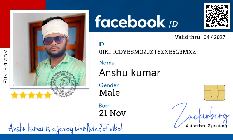Facebook ID Card