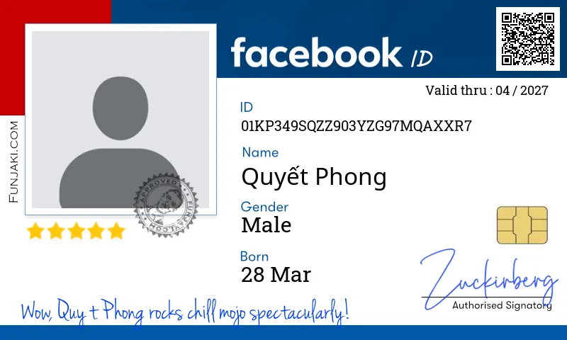 Facebook ID Card