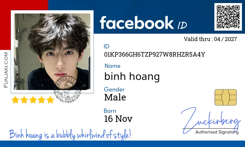 Facebook ID Card