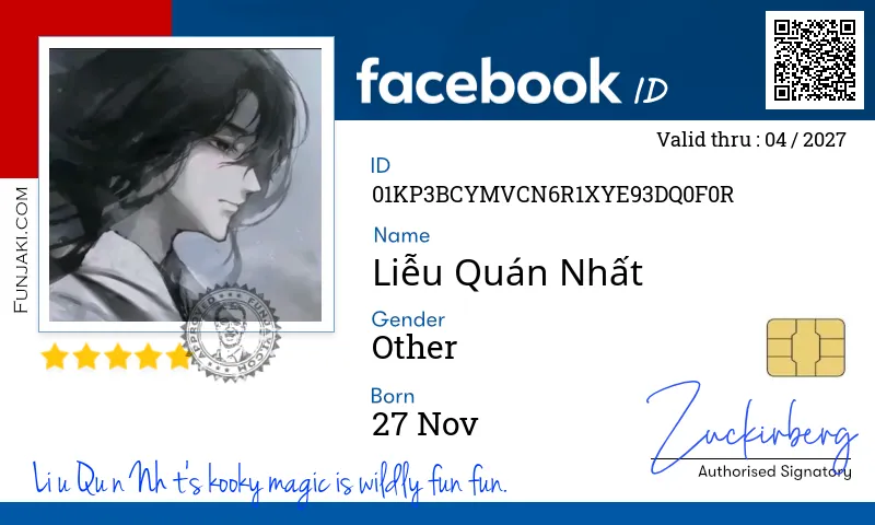 Facebook ID Card