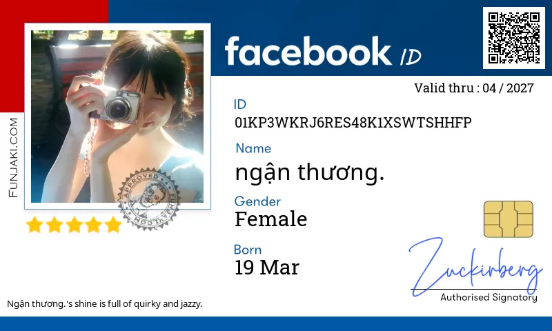 Facebook ID Card