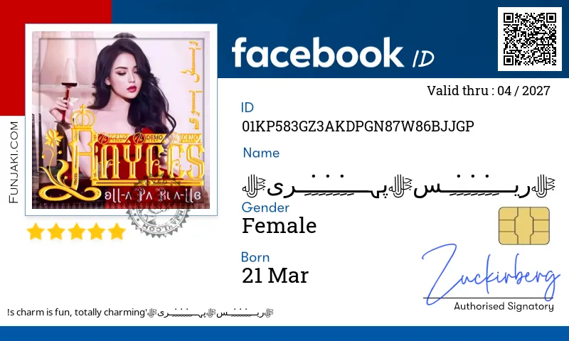 Facebook ID Card