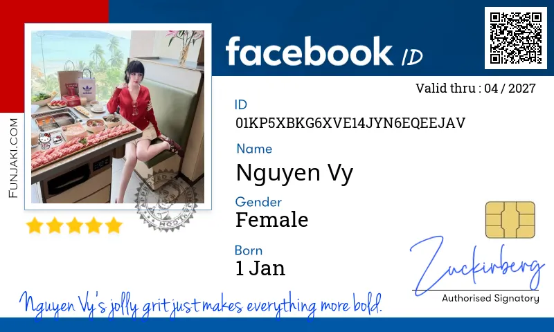 Facebook ID Card