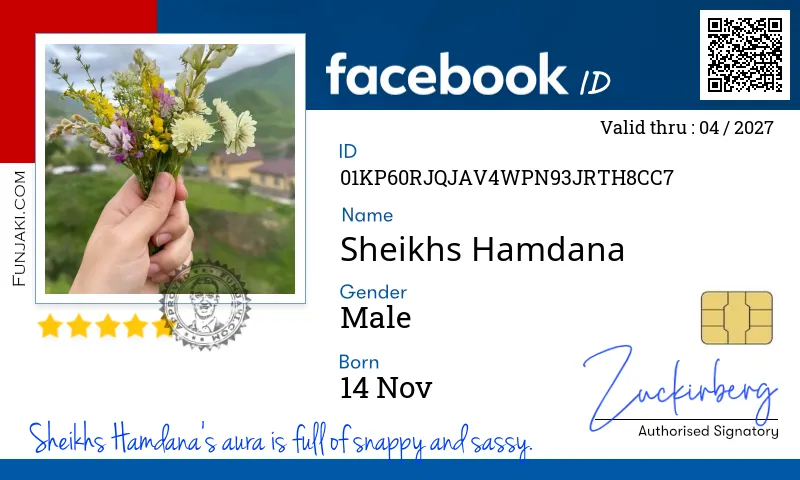Facebook ID Card