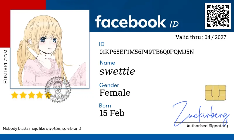 Facebook ID Card