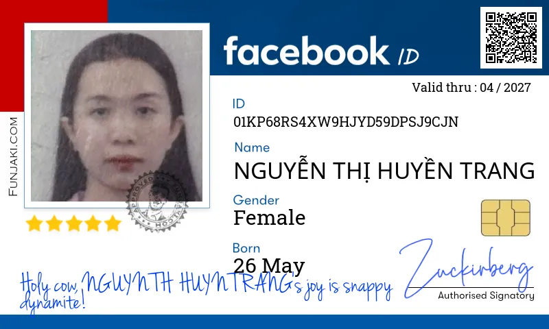 Facebook ID Card
