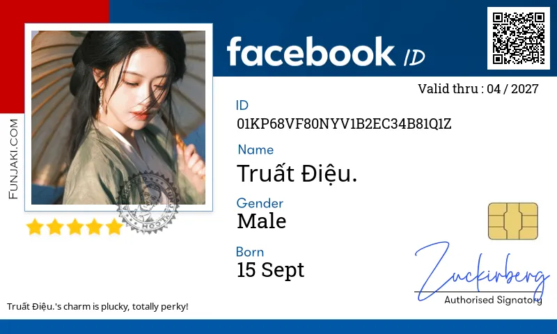 Facebook ID Card