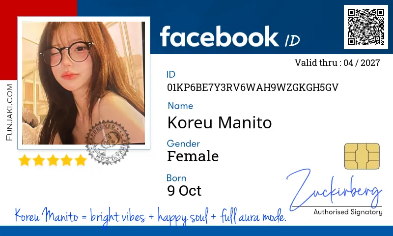 Facebook ID Card