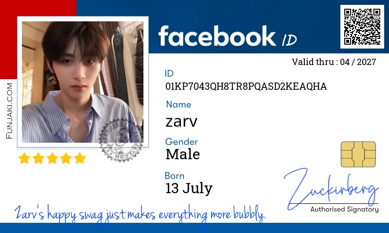 Facebook ID Card