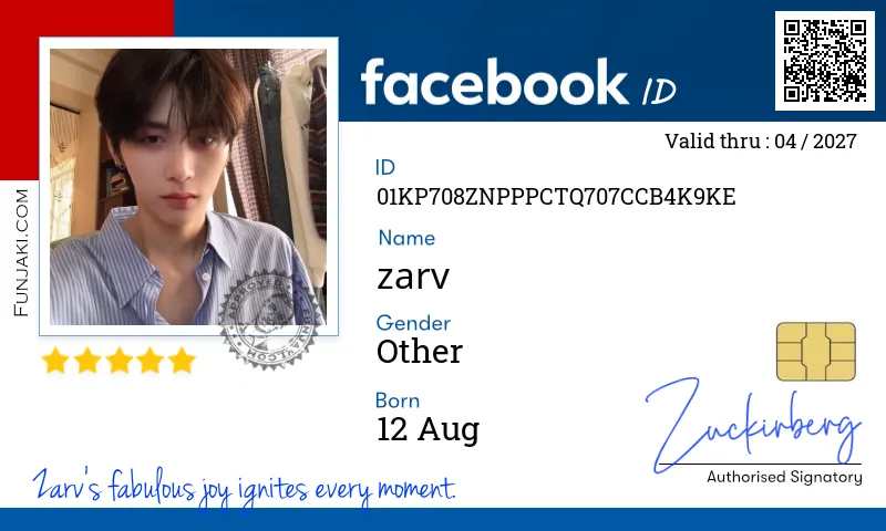 Facebook ID Card