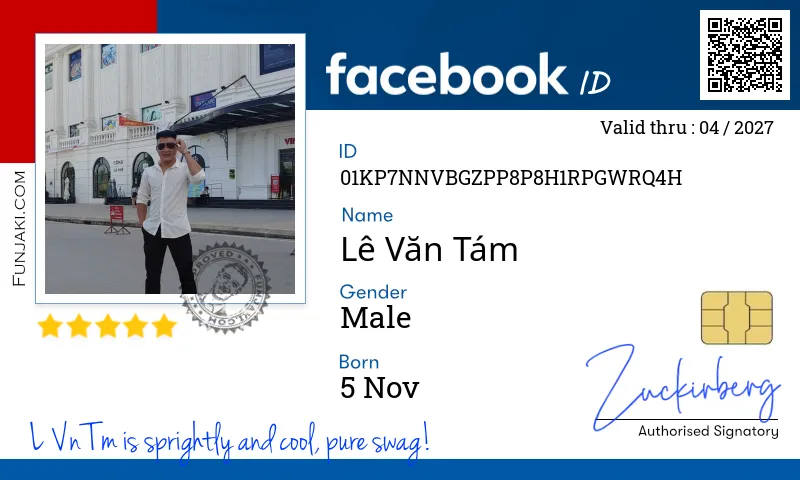 Facebook ID Card
