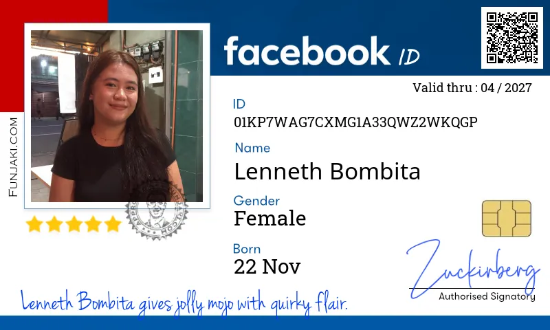 Facebook ID Card