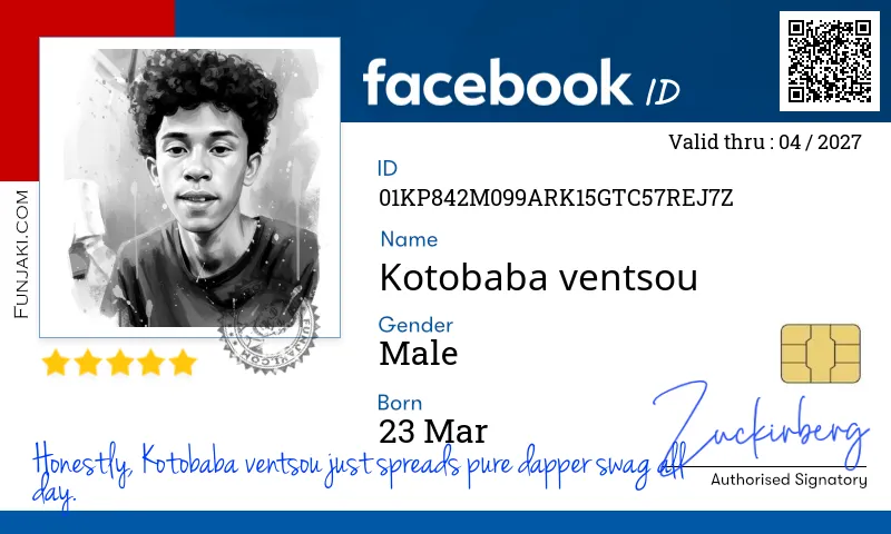 Facebook ID Card