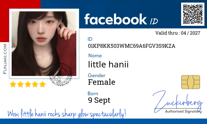 Facebook ID Card