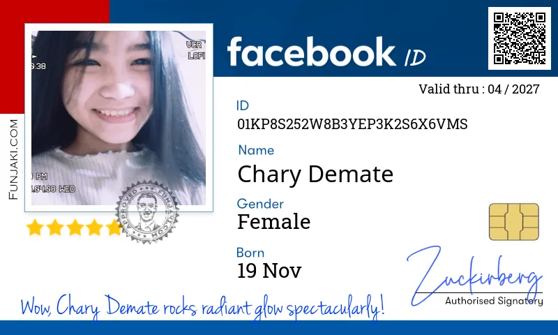 Facebook ID Card