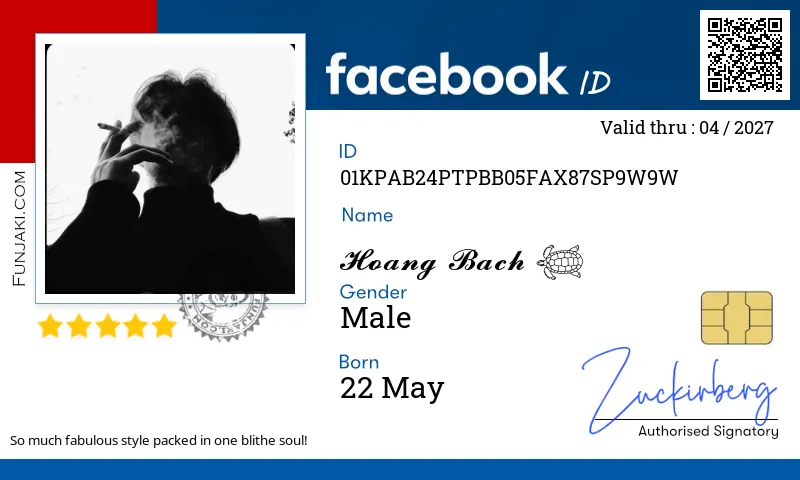 Facebook ID Card