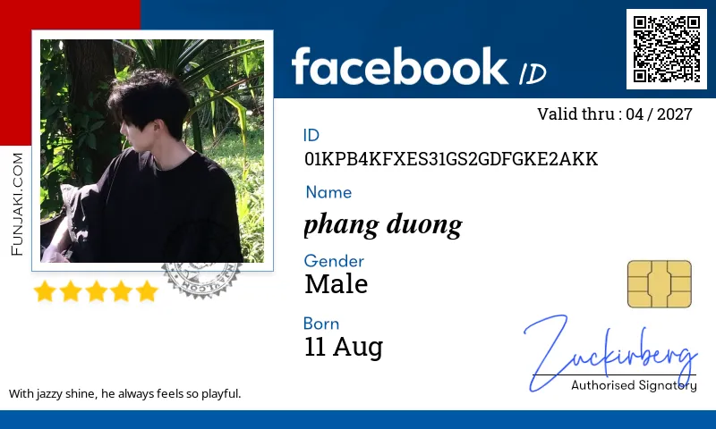 Facebook ID Card