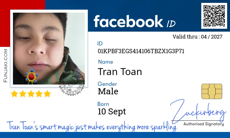 Facebook ID Card