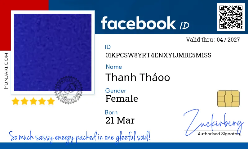 Facebook ID Card