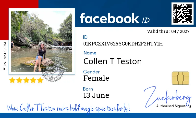 Facebook ID Card