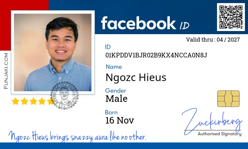 Facebook ID Card