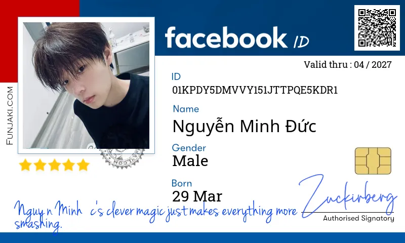 Facebook ID Card