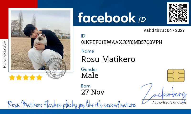 Facebook ID Card