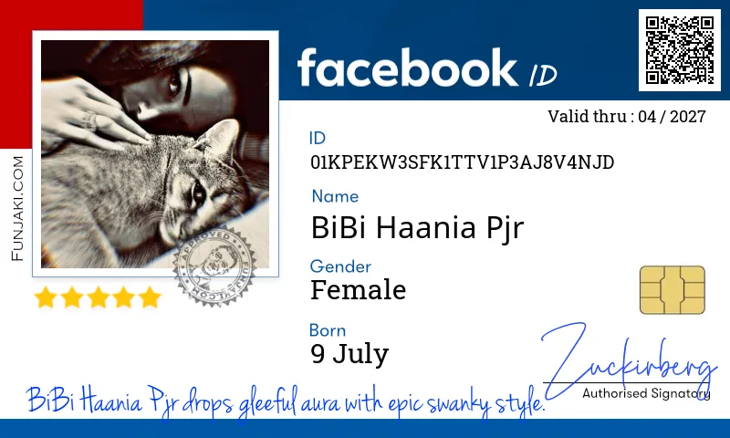 Facebook ID Card