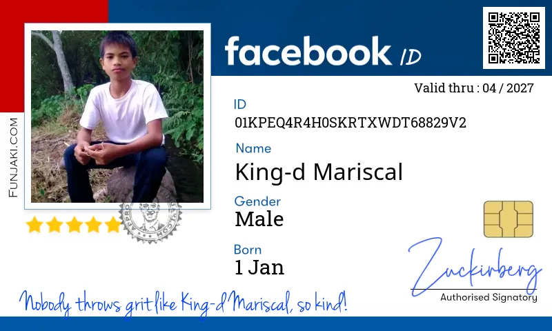 Facebook ID Card