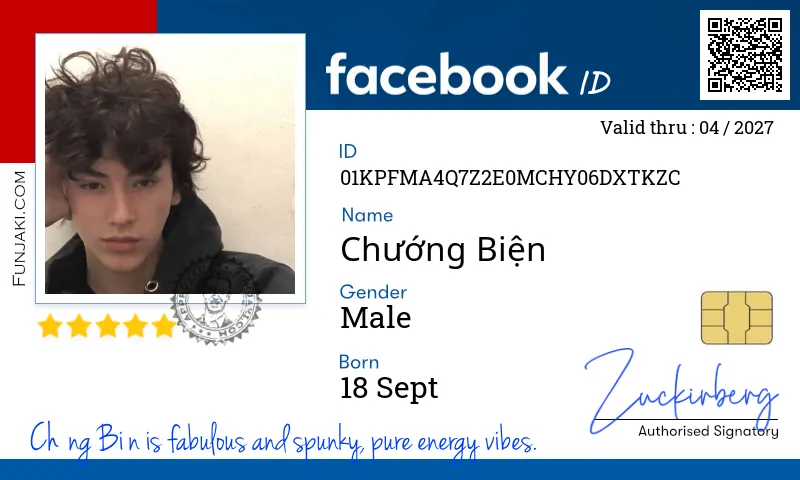 Facebook ID Card