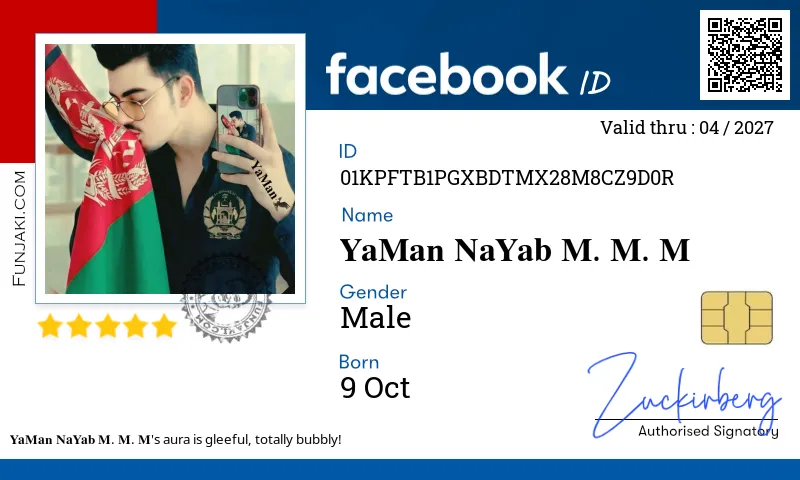 Facebook ID Card