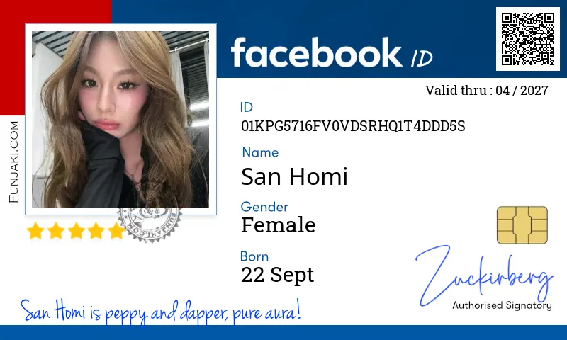 Facebook ID Card