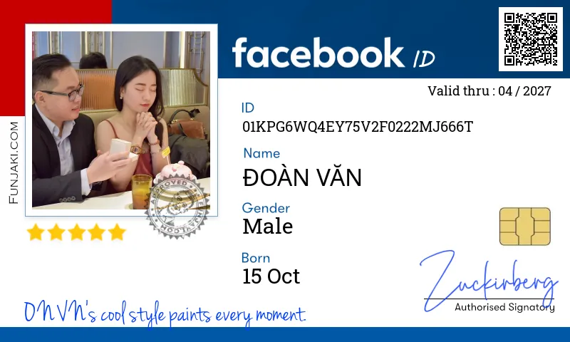 Facebook ID Card