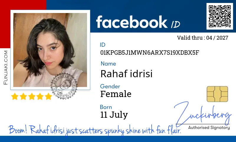 Facebook ID Card