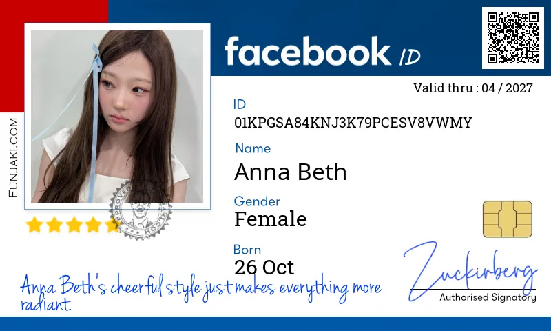 Facebook ID Card
