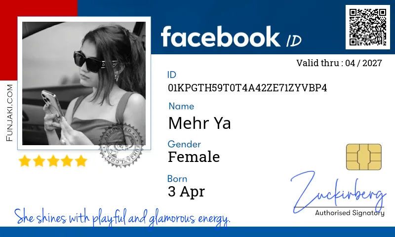 Facebook ID Card