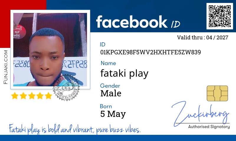 Facebook ID Card