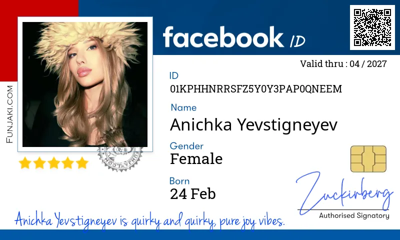 Facebook ID Card