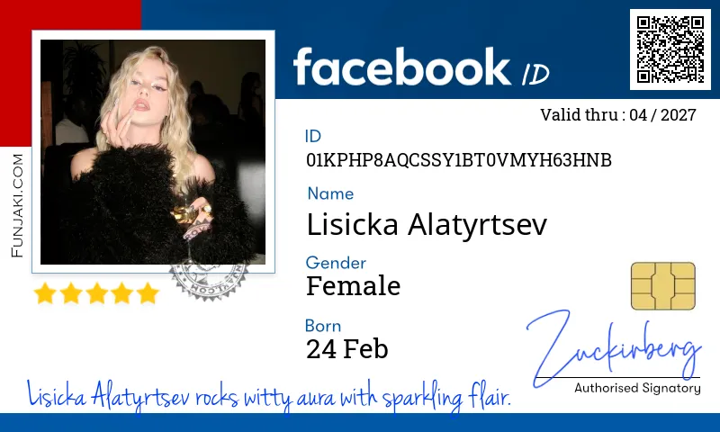 Facebook ID Card