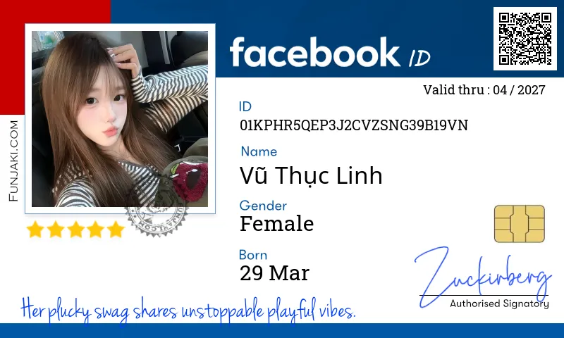 Facebook ID Card