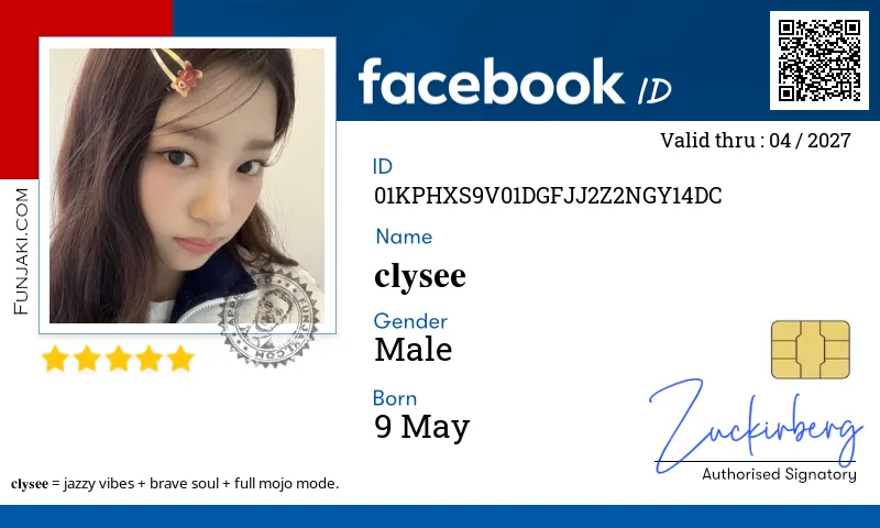 Facebook ID Card