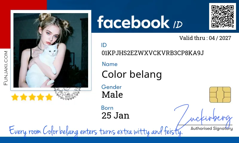 Facebook ID Card