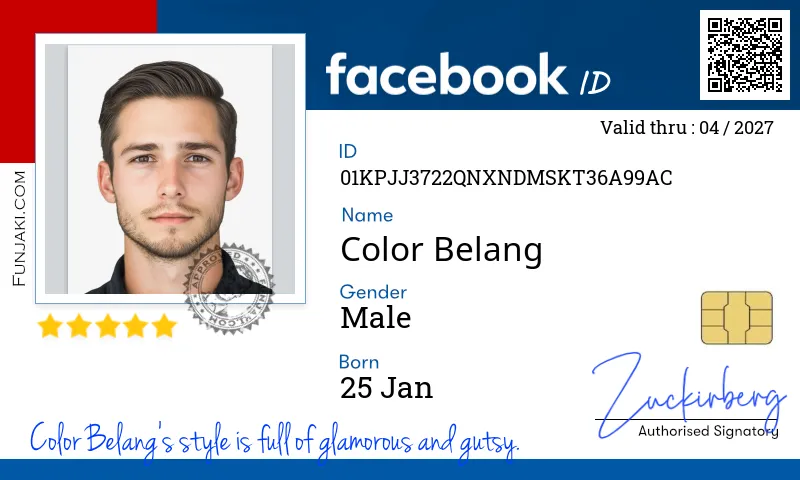 Facebook ID Card